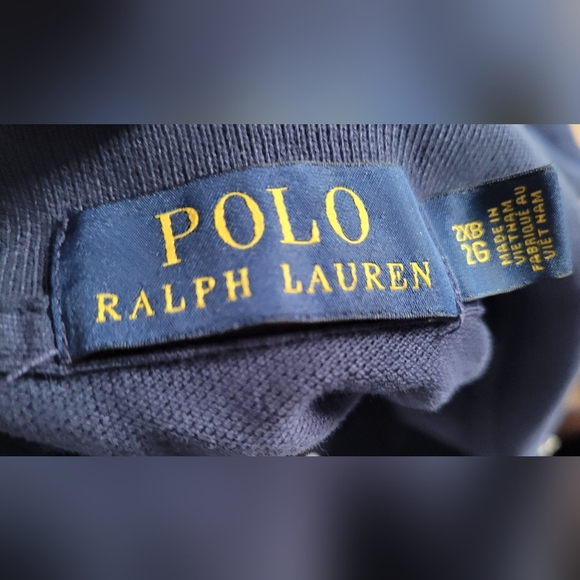 Polo Ralph Lauren Navu Mesh Knit Big Pony Polo Shirt #3 Size 2XB - Picture 4 of 5
